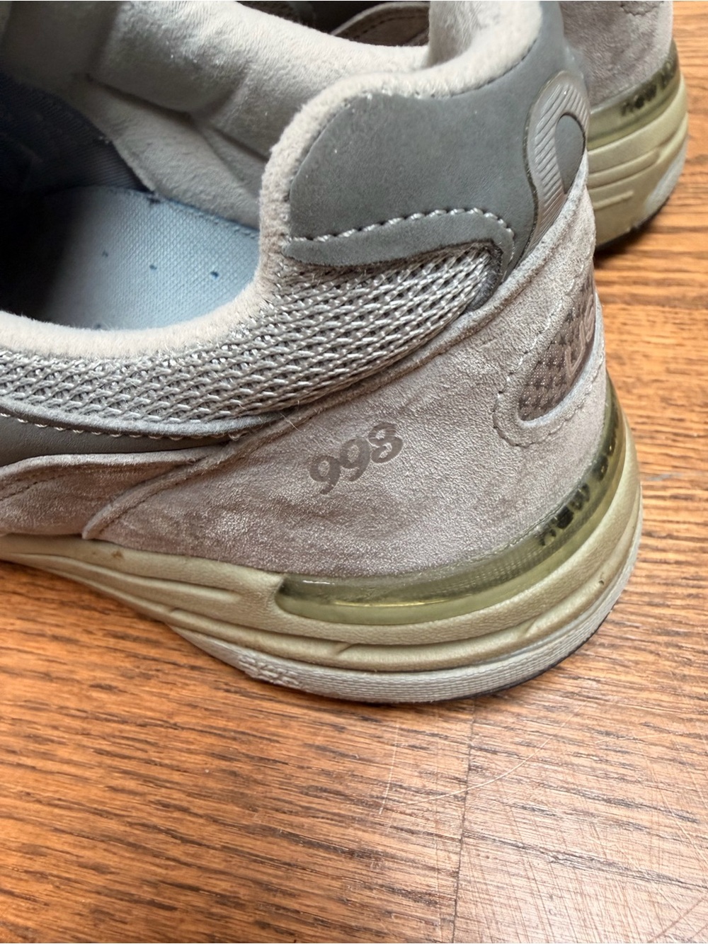 New Balance Made in the USA Grey 993 Classic Sneakers Women’s - Picture 8 of 11